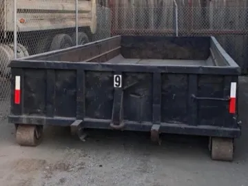 10 cubic yard container for gravel and clean concrete