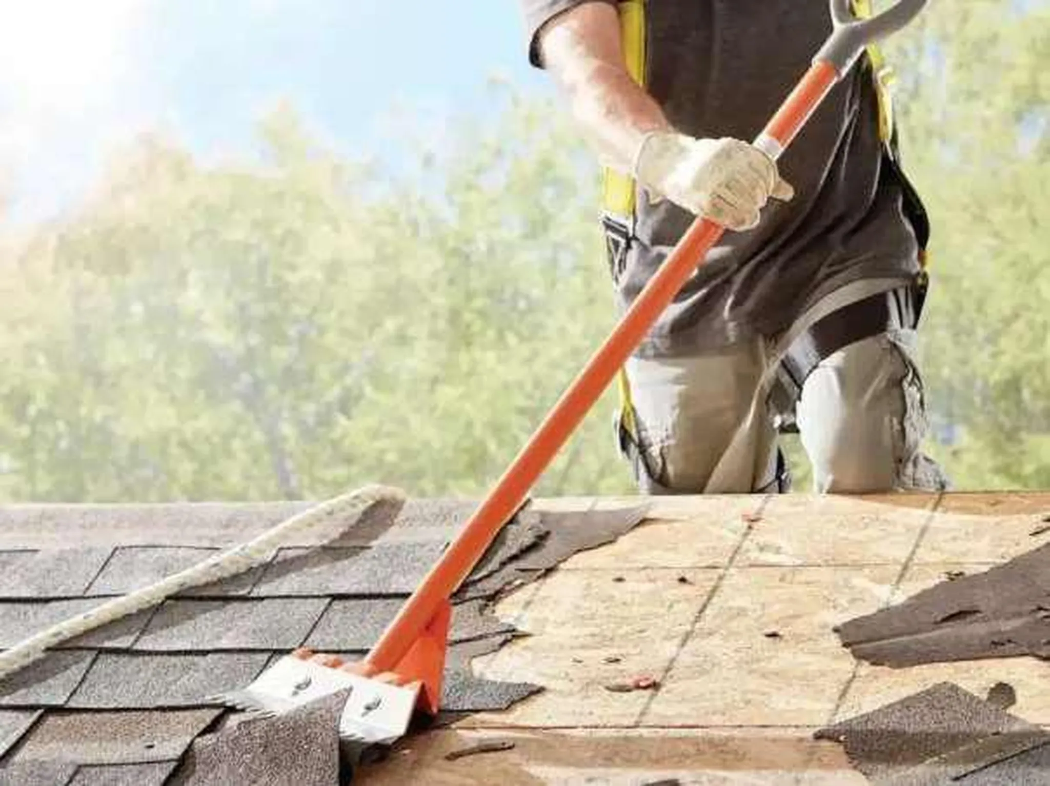 Roof removal and repairs